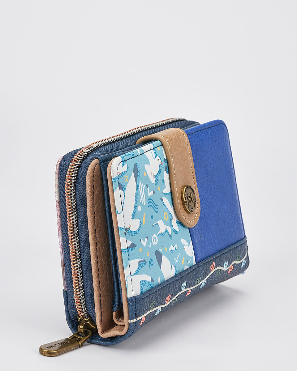 Γυναικείο Πορτοφόλι Sweet Candy με Ρομαντικό Μοτίβο και RFID Προστασία