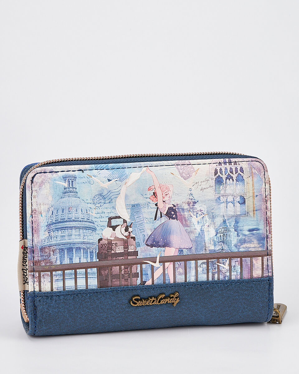 Γυναικείο Πορτοφόλι Sweet Candy με Ρομαντικό Μοτίβο και RFID Προστασία