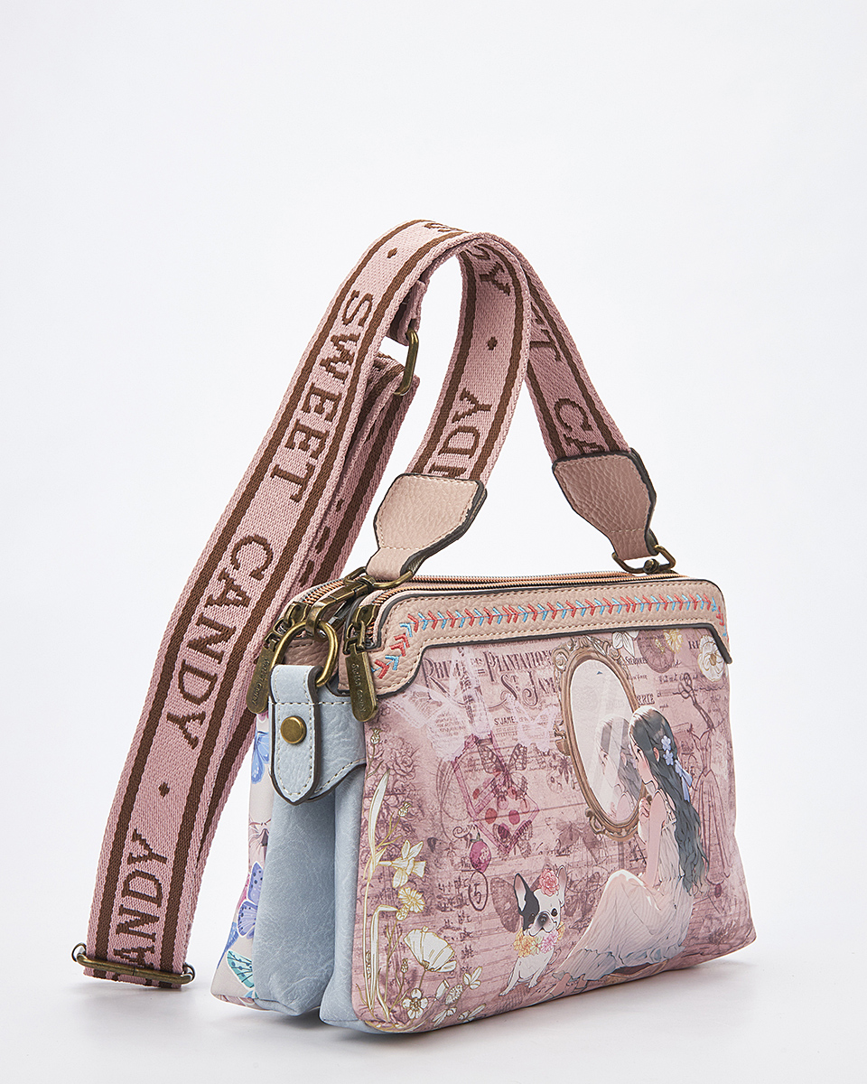 Sweet Candy Γυναικεία Τσάντα με Vintage Floral και Ρομαντική Αίσθηση – Floral Whisper