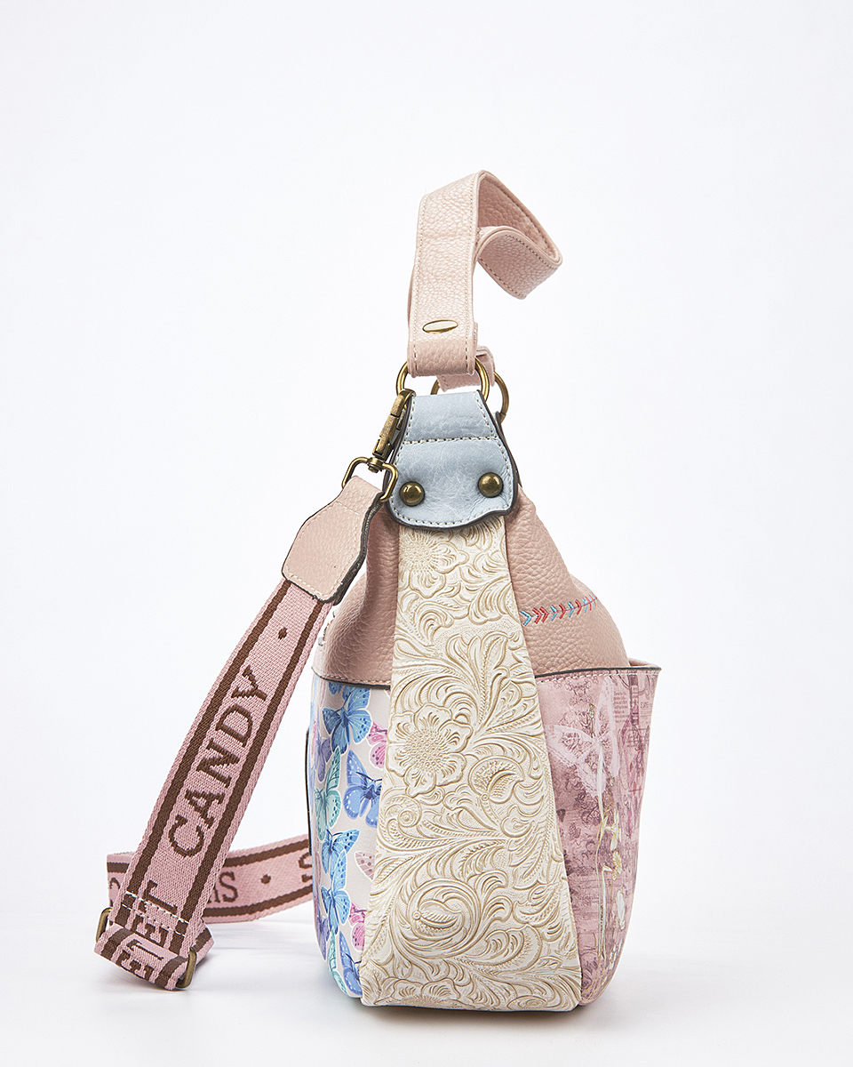 Sweet Candy Γυναικεία Τσάντα Ώμουμε Floral Ανάγλυφα και Ευρύχωρο Σχέδιο – Floral Whisper Sweet Candy Γυναικεία Τσάντα Ώμουμε Floral Ανάγλυφα και Ευρύχωρο Σχέδιο – Floral Whisper