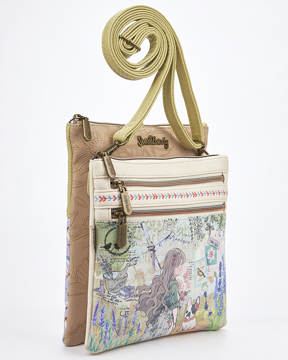 Sweet Candy Γυναικεία Τσάντα Ώμου-Χιαστί με Φερμουάρ – Lavender Walk Sweet Candy Γυναικεία Τσάντα Ώμου-Χιαστί με Φερμουάρ – Lavender Walk