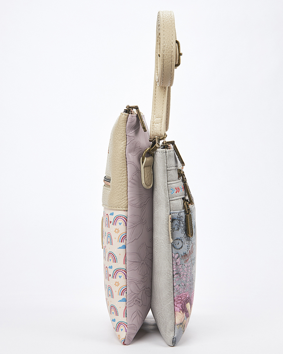 Sweet Candy Γυναικεία Τσάντα Ώμου-Χιαστί με Φερμουάρ – Vintage Story Sweet Candy Γυναικεία Τσάντα Ώμου-Χιαστί με Φερμουάρ – Vintage Story