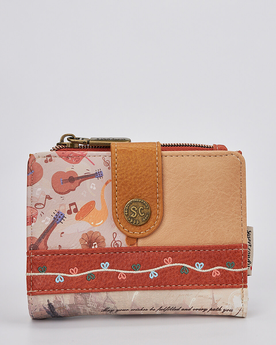Γυναικείο Πορτοφόλι Sweet Candy με Ρομαντικό Μοτίβο και RFID Προστασία