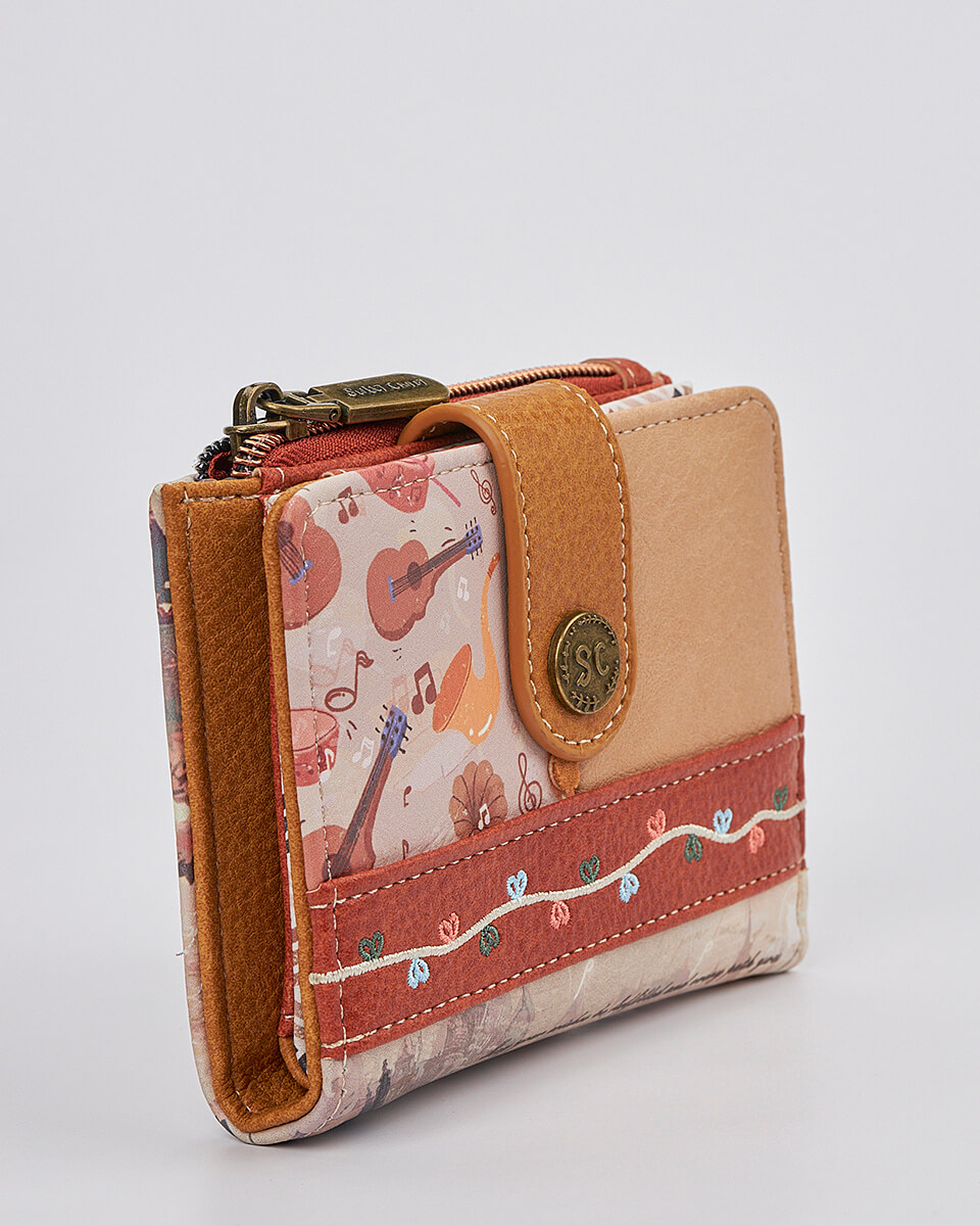 Γυναικείο Πορτοφόλι Sweet Candy με Ρομαντικό Μοτίβο και RFID Προστασία
