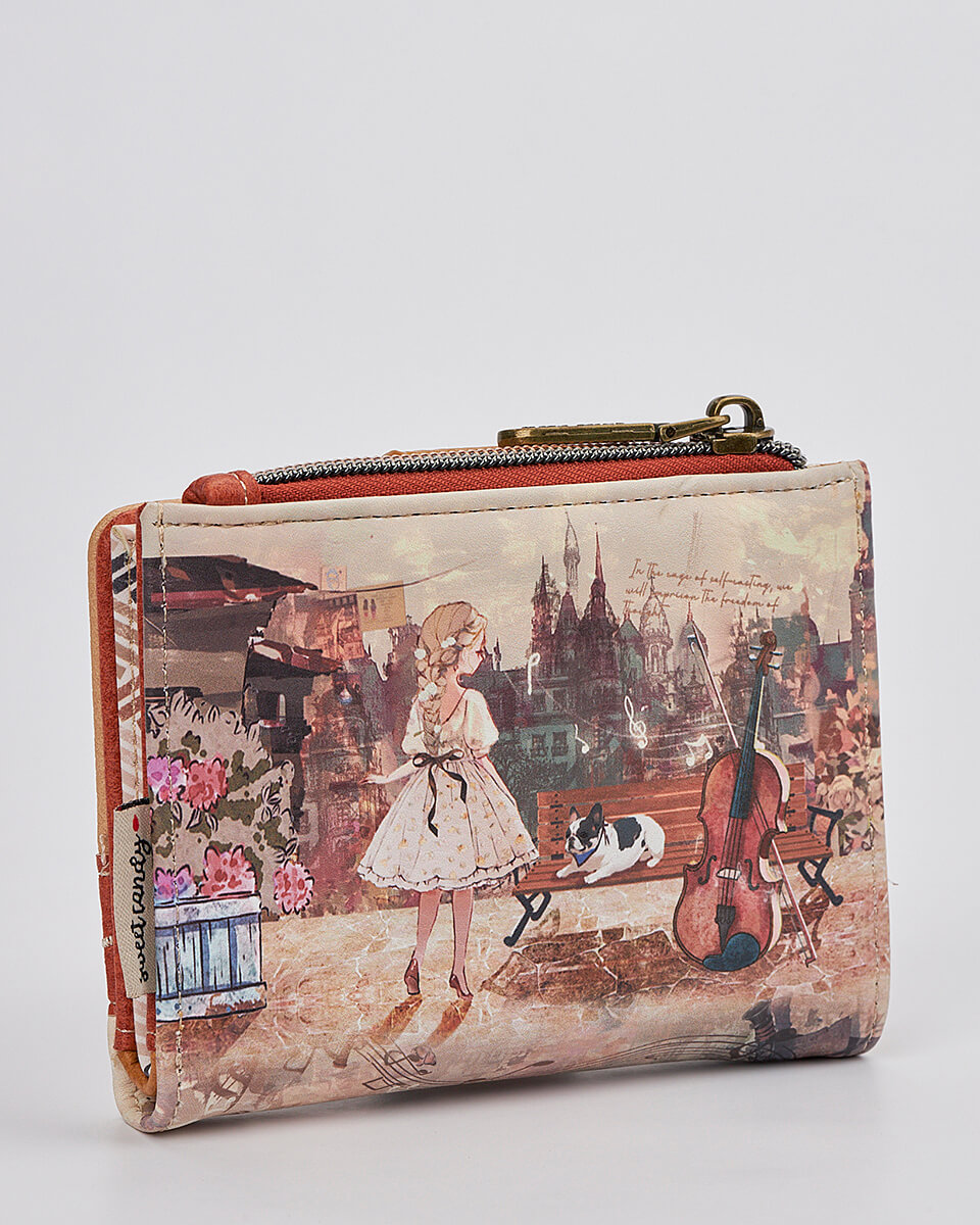 Γυναικείο Πορτοφόλι Sweet Candy με Ρομαντικό Μοτίβο και RFID Προστασία