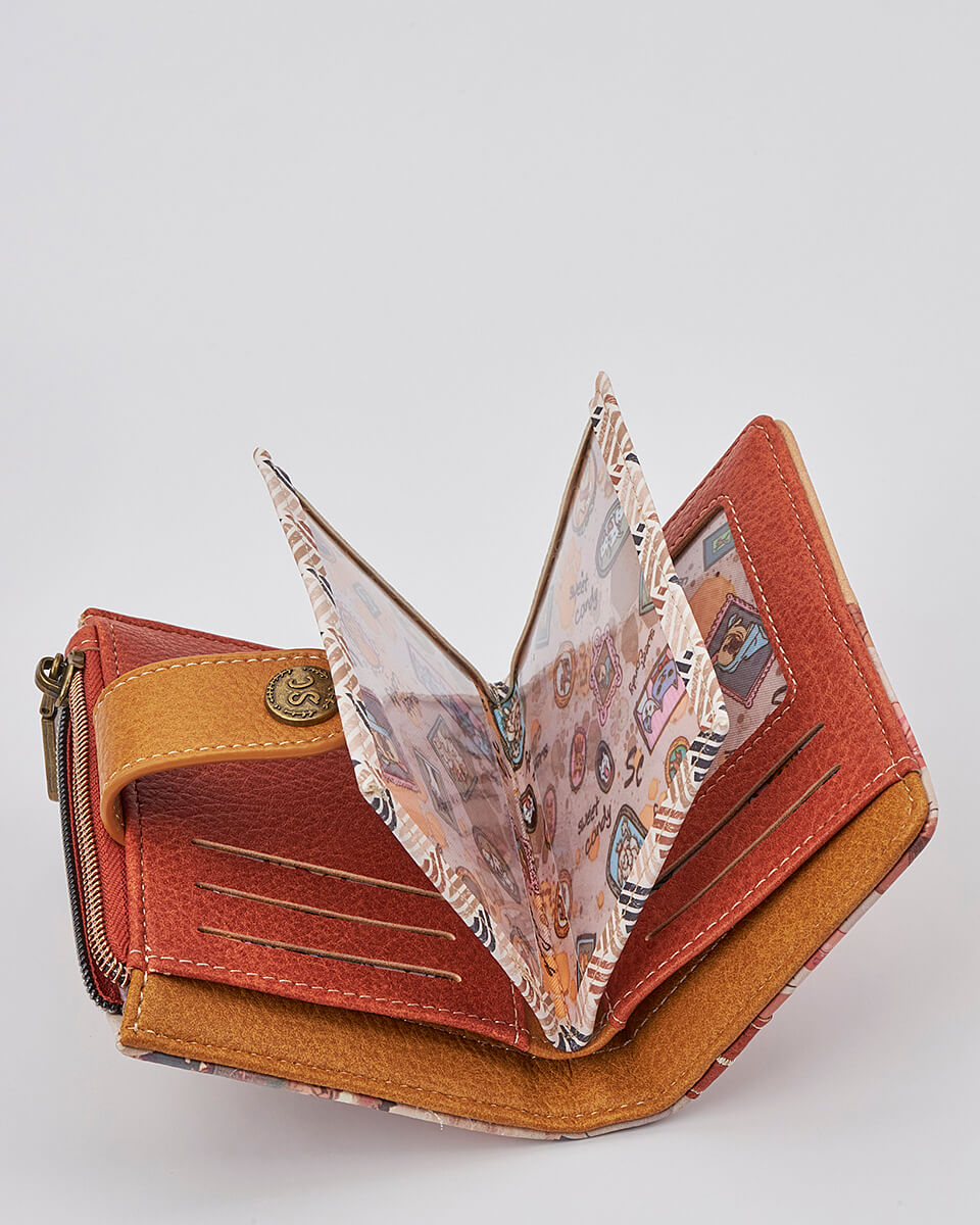 Γυναικείο Πορτοφόλι Sweet Candy με Ρομαντικό Μοτίβο και RFID Προστασία Γυναικείο Πορτοφόλι Sweet Candy με Ρομαντικό Μοτίβο και RFID Προστασία