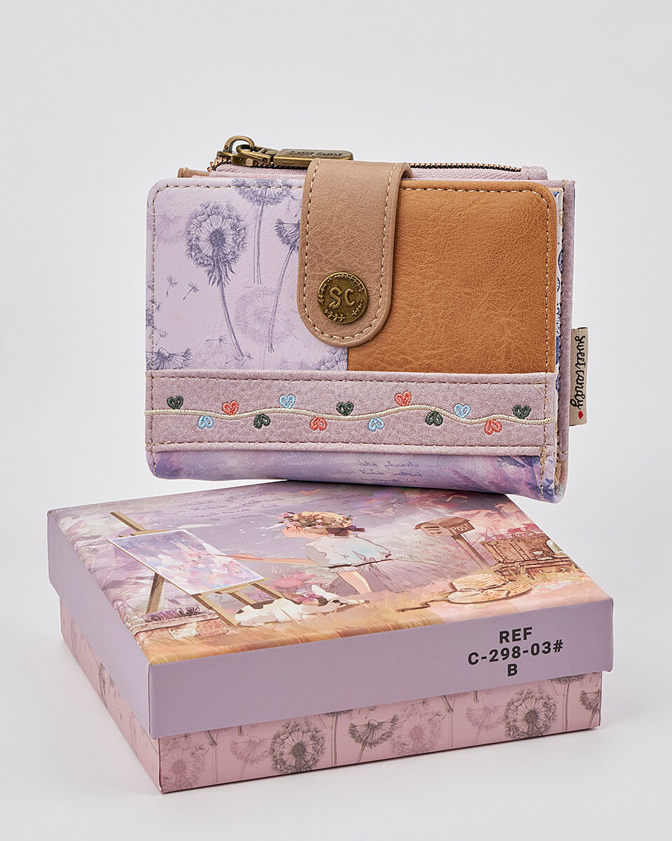 Γυναικείο Πορτοφόλι Sweet Candy με Ρομαντικό Μοτίβο και RFID Προστασία
