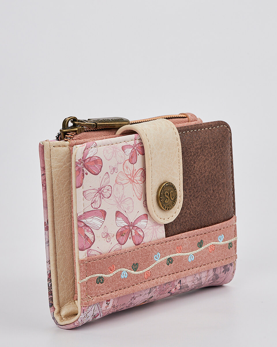 Γυναικείο Πορτοφόλι Sweet Candy με Ρομαντικό Μοτίβο και RFID Προστασία