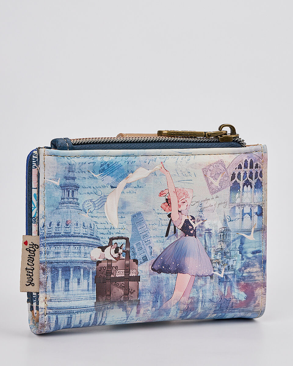 Γυναικείο Πορτοφόλι Sweet Candy με Ρομαντικό Μοτίβο και RFID Προστασία