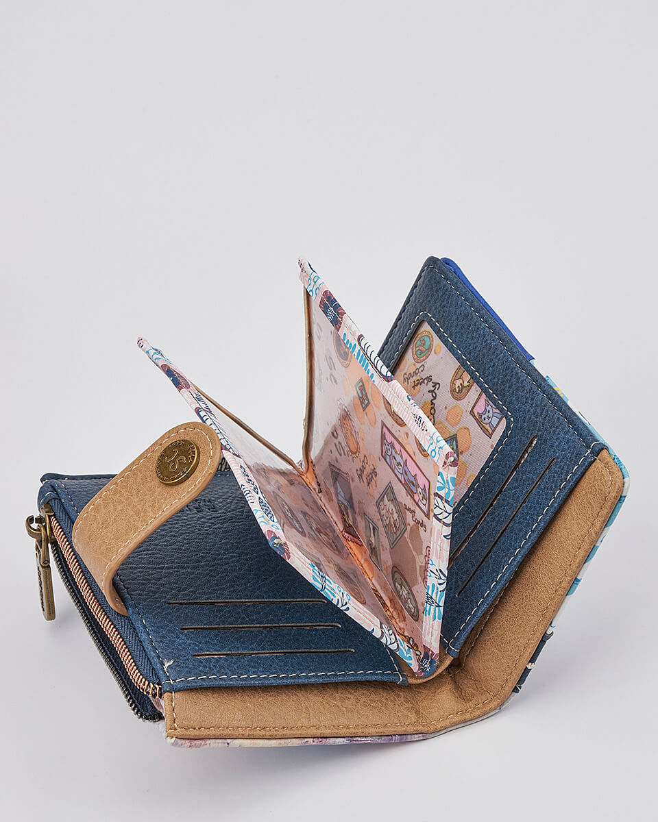 Γυναικείο Πορτοφόλι Sweet Candy με Ρομαντικό Μοτίβο και RFID Προστασία