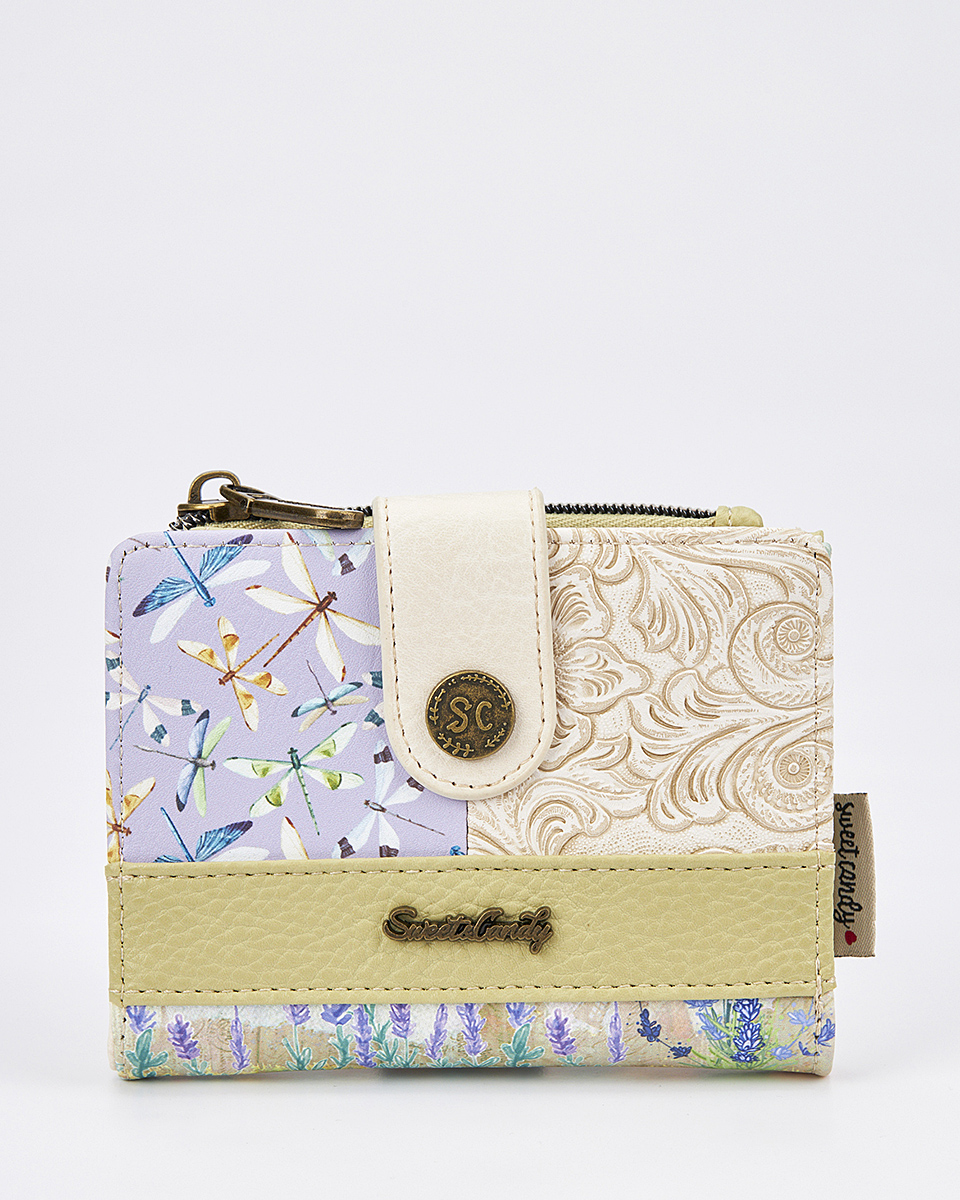 Sweet Candy Γυναικείο Πορτοφόλι με Μοτίβο Λεβάντας & Θήκες Οργάνωσης – Lavender Walk Sweet Candy Γυναικείο Πορτοφόλι με Μοτίβο Λεβάντας & Θήκες Οργάνωσης – Lavender Walk