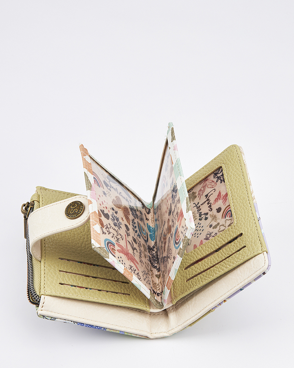 Sweet Candy Γυναικείο Πορτοφόλι με Μοτίβο Λεβάντας & Θήκες Οργάνωσης – Lavender Walk Sweet Candy Γυναικείο Πορτοφόλι με Μοτίβο Λεβάντας & Θήκες Οργάνωσης – Lavender Walk