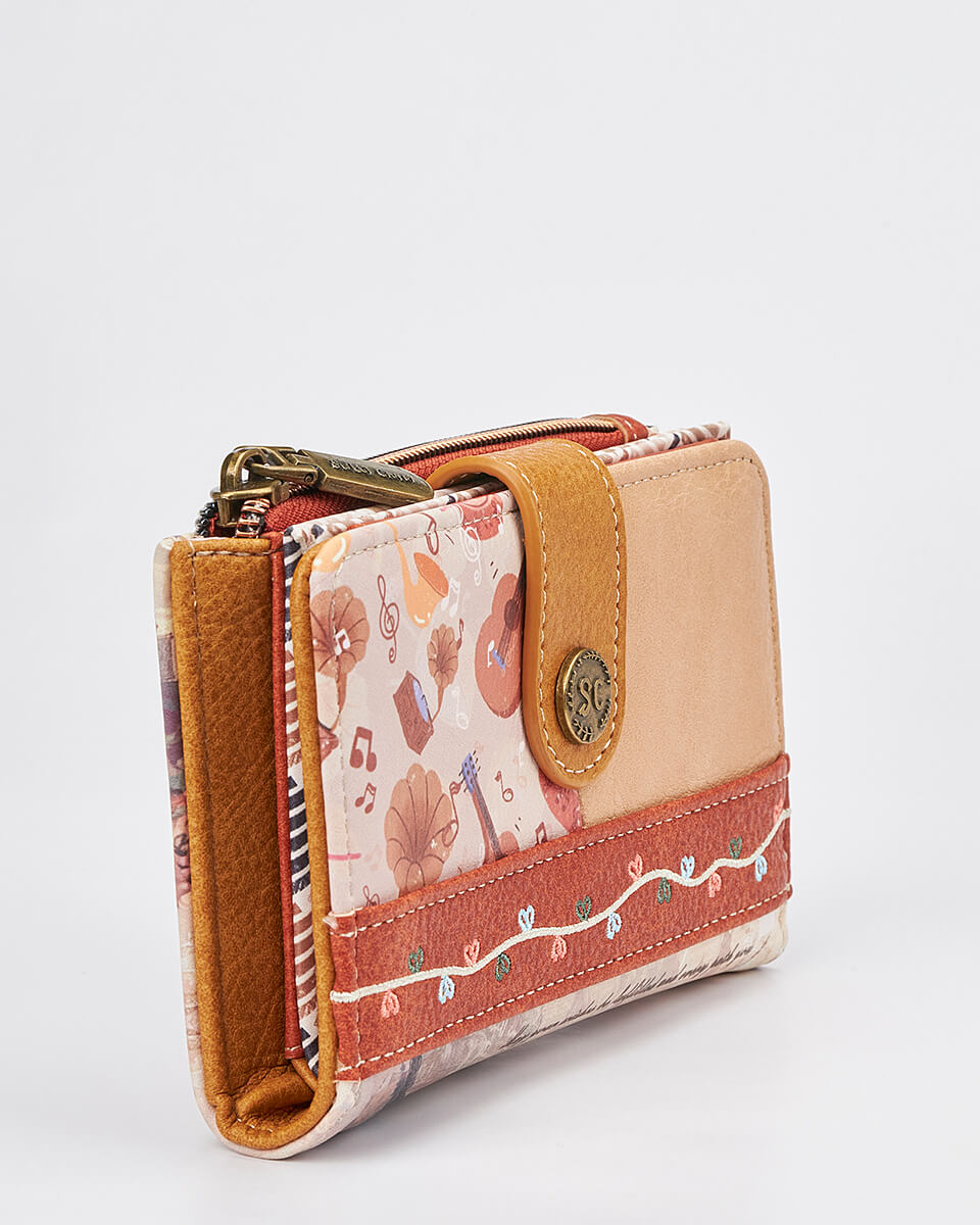 Γυναικείο Πορτοφόλι Sweet Candy με Ρομαντικό Μοτίβο και RFID Προστασία