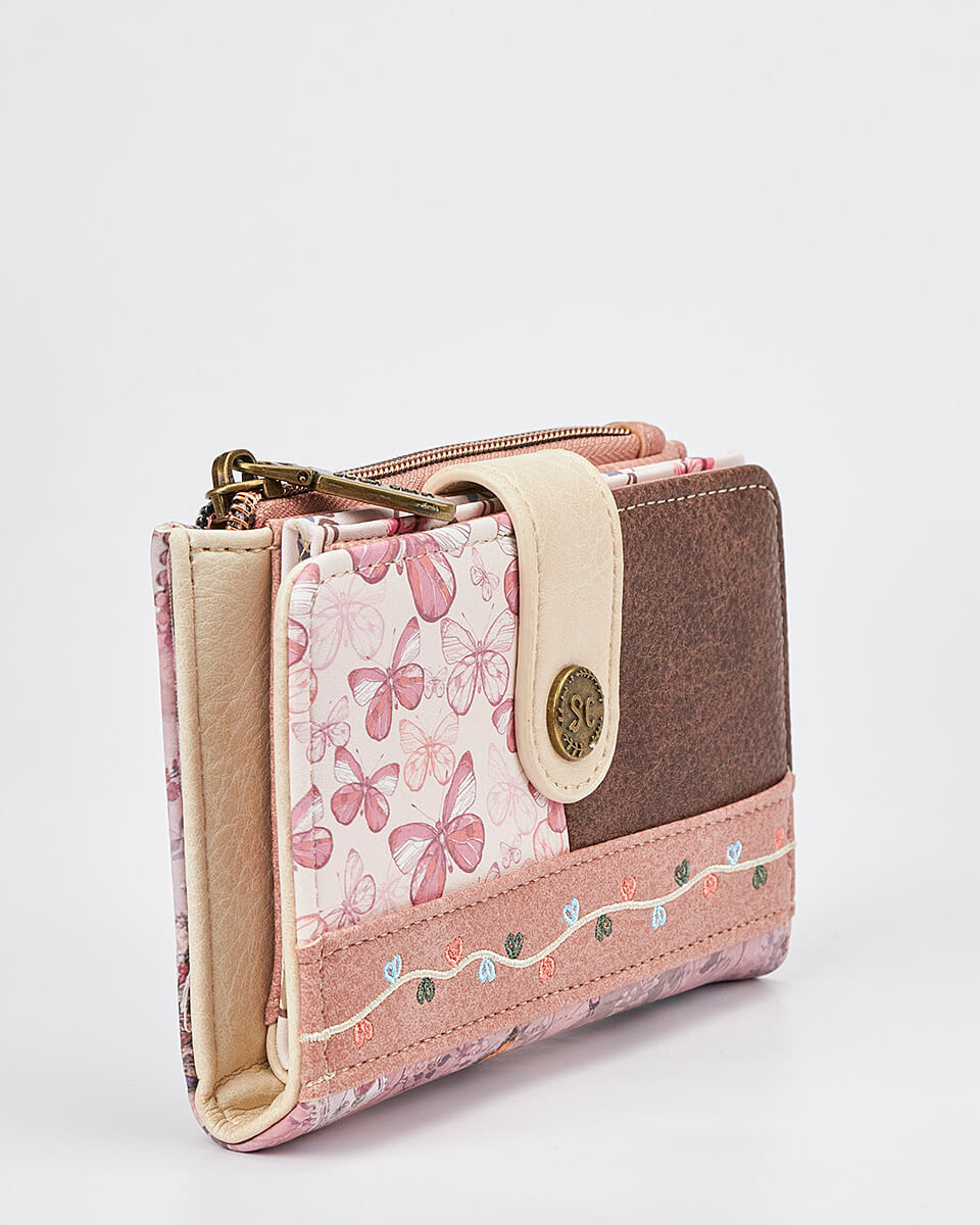 Γυναικείο Πορτοφόλι Sweet Candy με Ρομαντικό Μοτίβο και RFID Προστασία