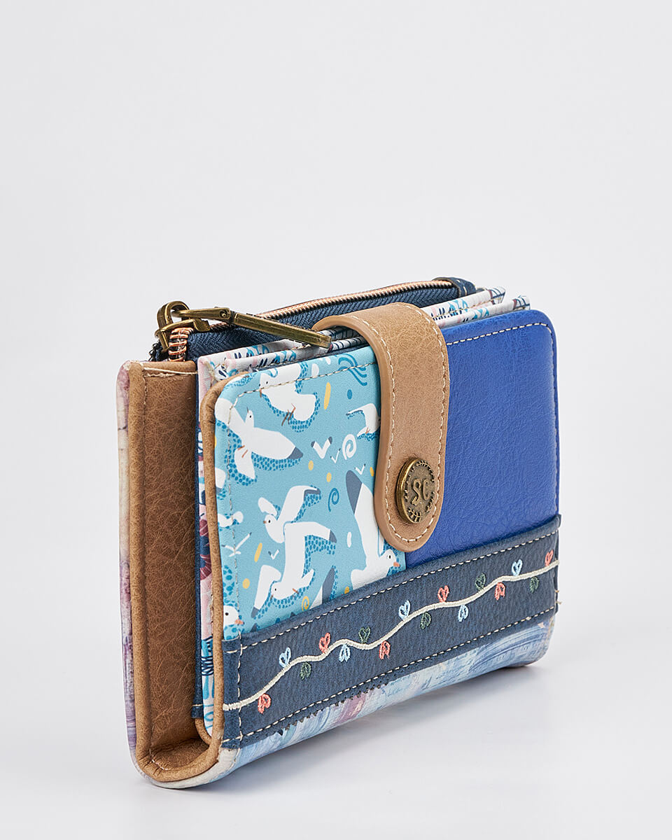 Γυναικείο Πορτοφόλι Sweet Candy με Ρομαντικό Μοτίβο και RFID Προστασία