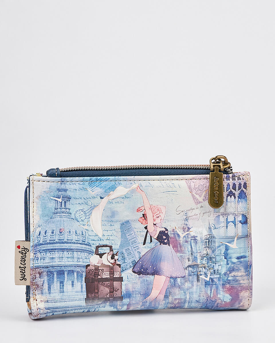 Γυναικείο Πορτοφόλι Sweet Candy με Ρομαντικό Μοτίβο και RFID Προστασία