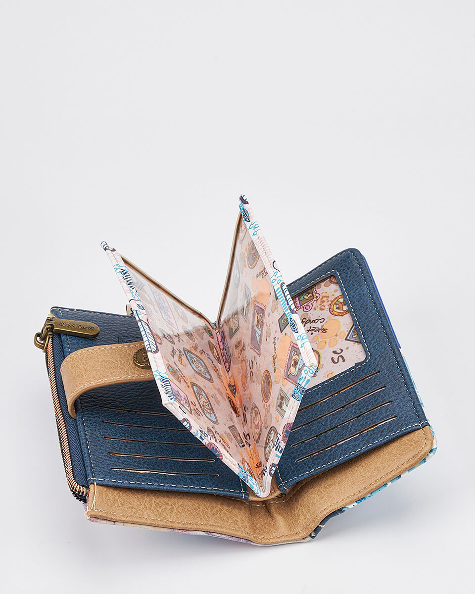 Γυναικείο Πορτοφόλι Sweet Candy με Ρομαντικό Μοτίβο και RFID Προστασία Γυναικείο Πορτοφόλι Sweet Candy με Ρομαντικό Μοτίβο και RFID Προστασία