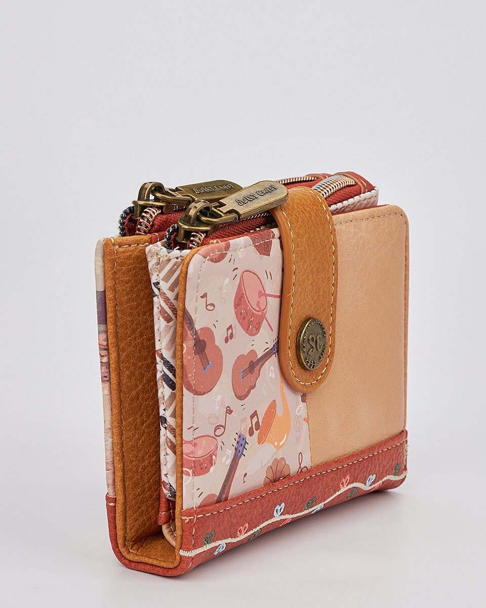 Γυναικείο Πορτοφόλι Sweet Candy με Ρομαντικό Μοτίβο και RFID Προστασία