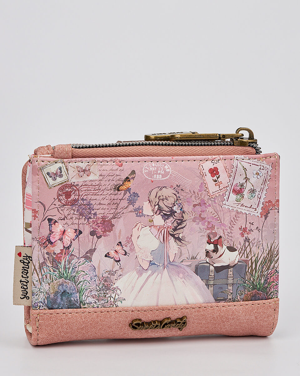 Γυναικείο Πορτοφόλι Sweet Candy με Ρομαντικό Μοτίβο και RFID Προστασία