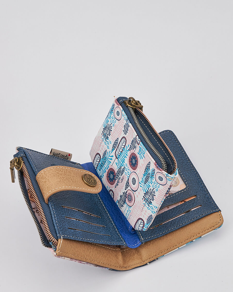 Γυναικείο Πορτοφόλι Sweet Candy με Ρομαντικό Μοτίβο και RFID Προστασία