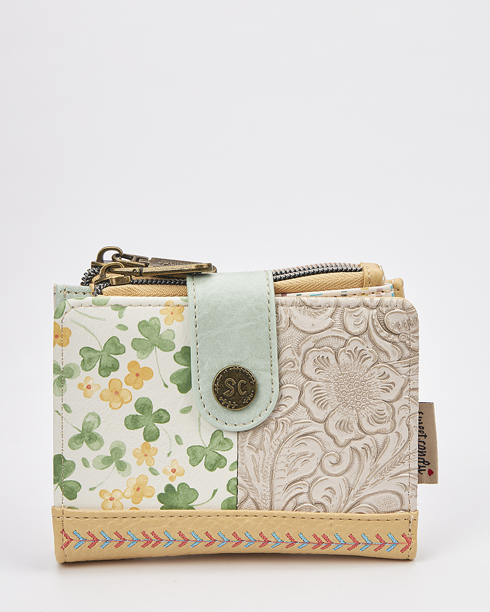 Sweet Candy Γυναικείο Πορτοφόλι με Vintage Floral Σχέδιο – Floral Whisper