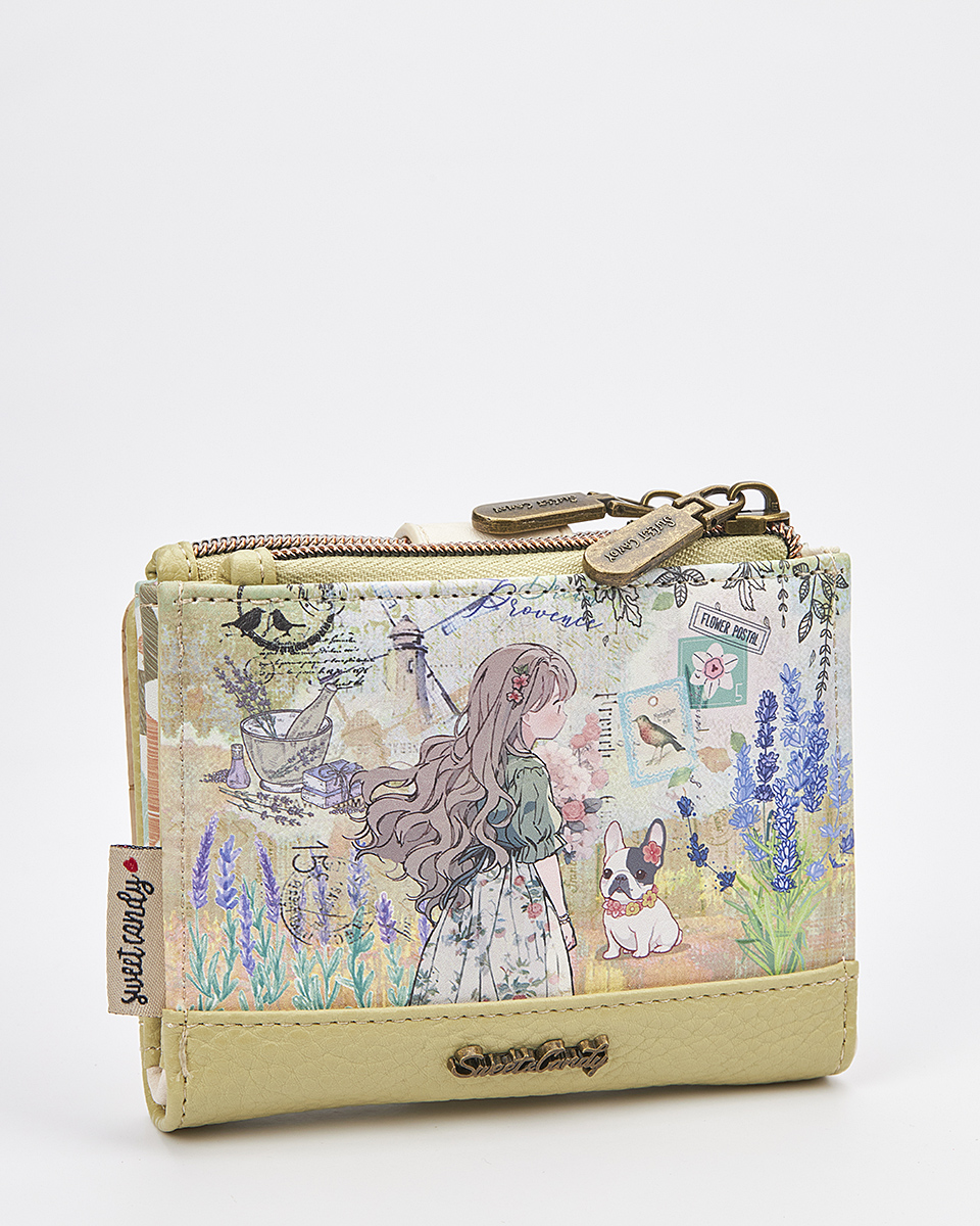 Sweet Candy Γυναικείο Πορτοφόλι με Μοτίβο Λεβάντα & Αναδιπλούμενη Θήκη – Lavender Walk Sweet Candy Γυναικείο Πορτοφόλι με Μοτίβο Λεβάντα & Αναδιπλούμενη Θήκη – Lavender Walk