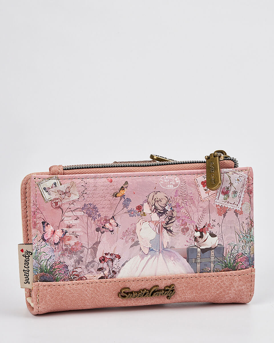 Γυναικείο Πορτοφόλι Sweet Candy με Ρομαντικό Μοτίβο