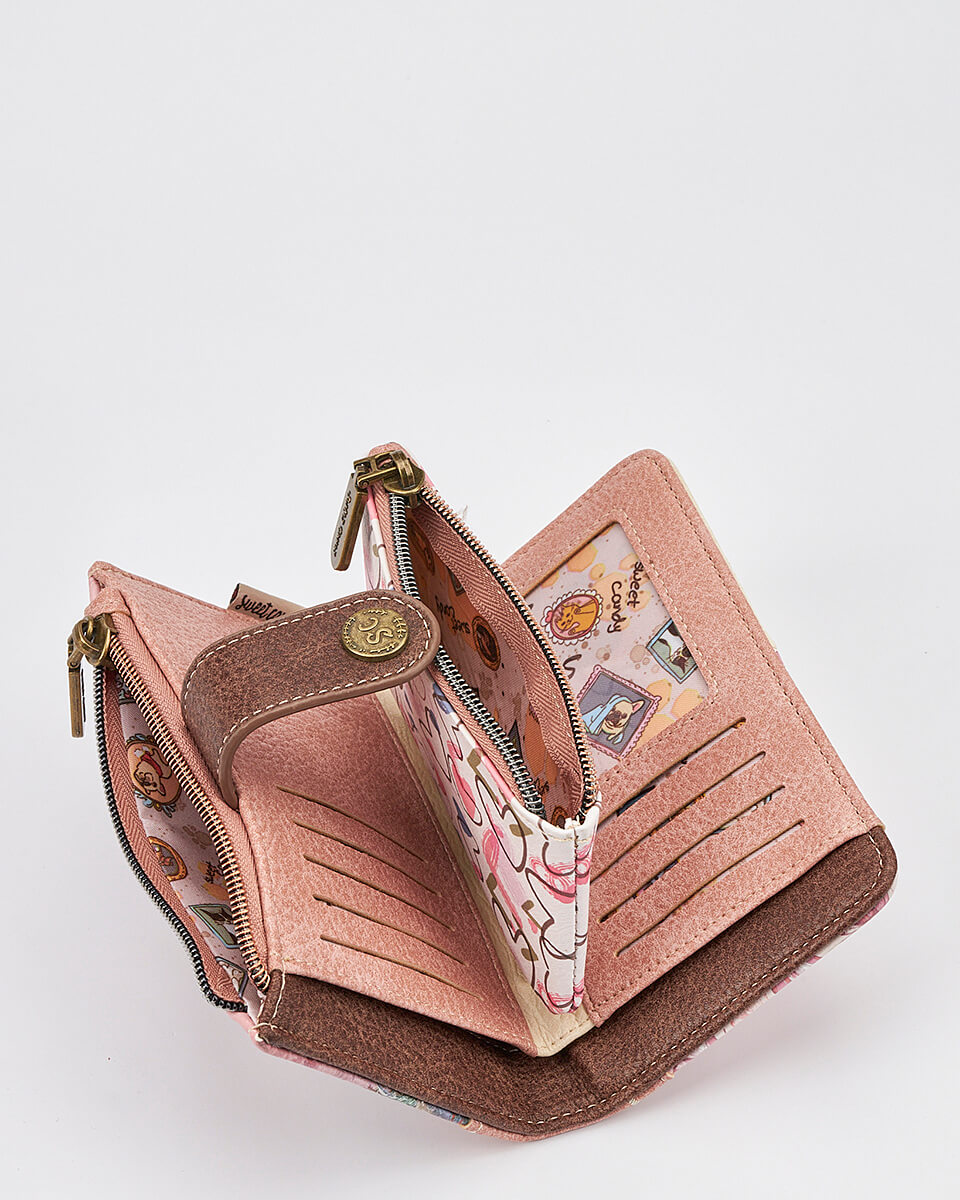 Γυναικείο Πορτοφόλι Sweet Candy με Ρομαντικό Μοτίβο