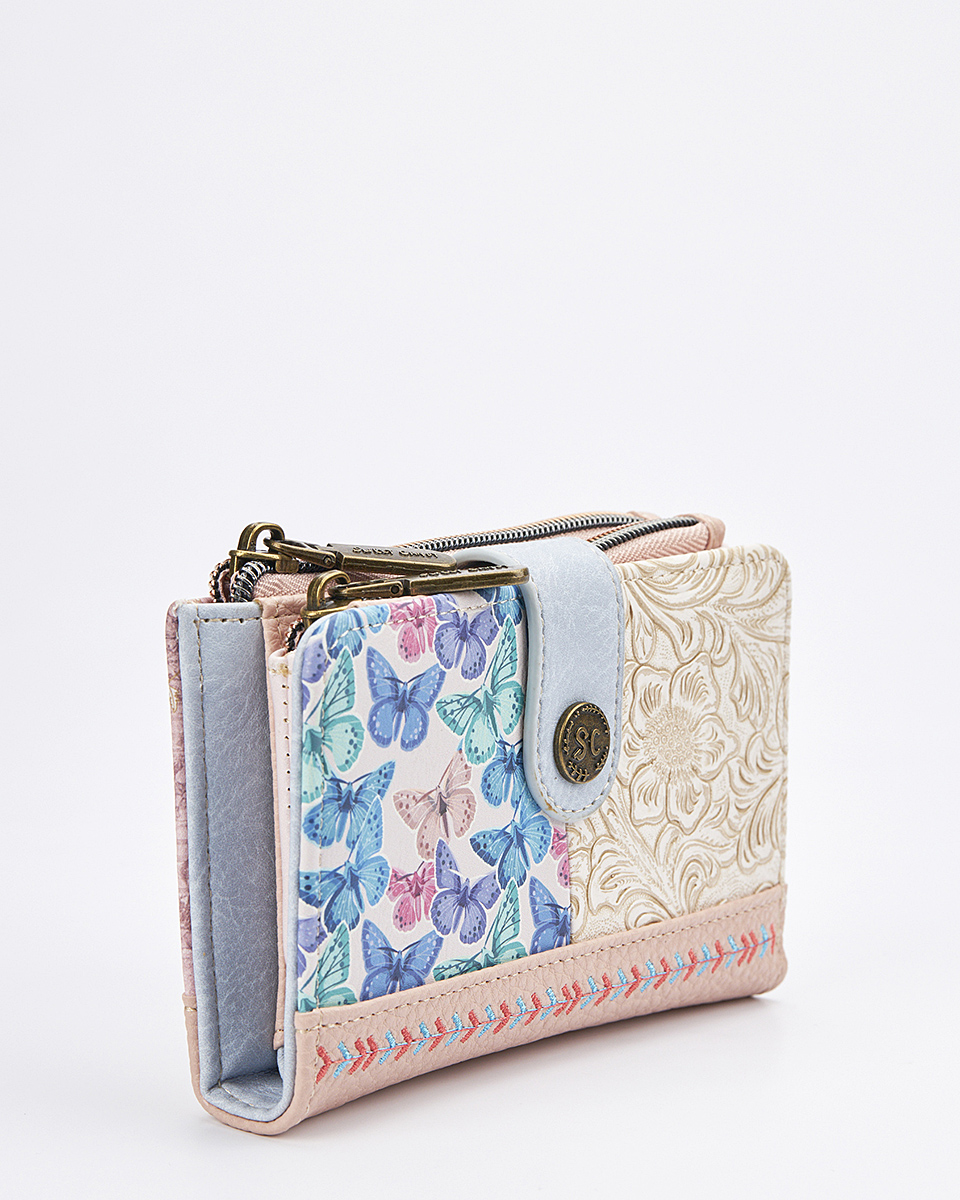 Sweet Candy Γυναικείο Πορτοφόλι με Ρετρό Καθρέφτη & Μοναδική Αίσθηση – Mirror Bloom