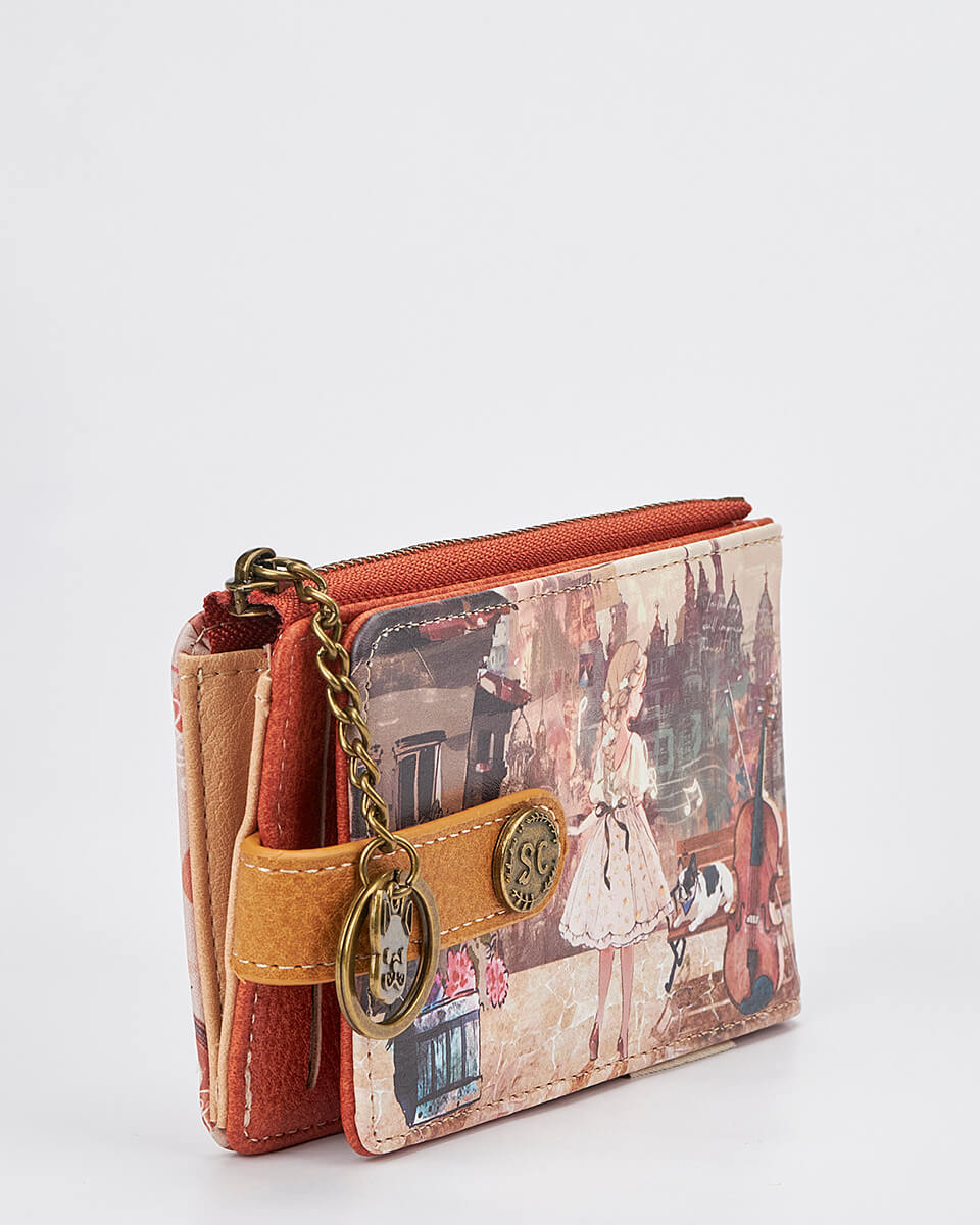 Γυναικείο Πορτοφόλι Sweet Candy με Ρομαντικό Μοτίβο