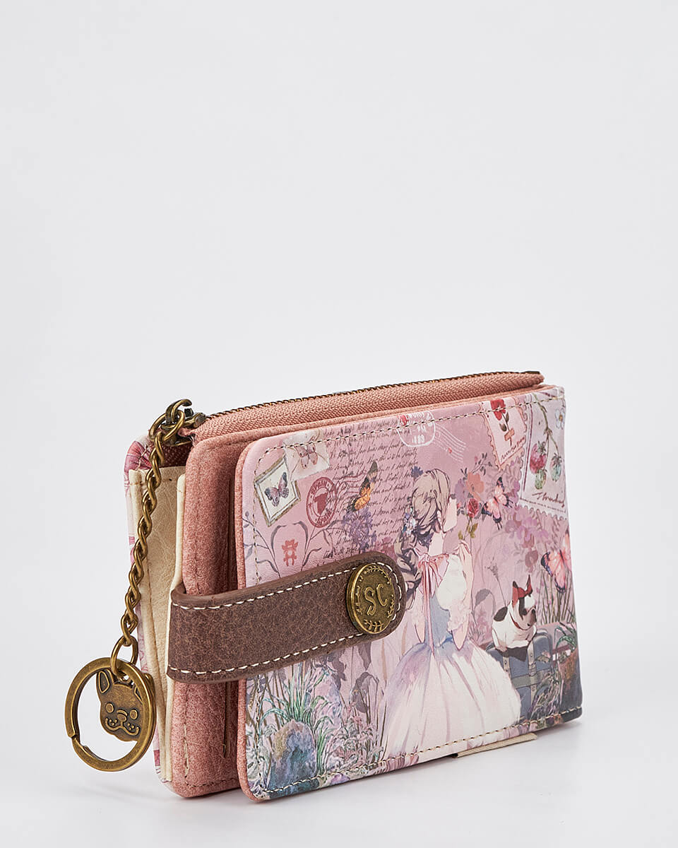 Γυναικείο Πορτοφόλι Sweet Candy με Ρομαντικό Μοτίβο