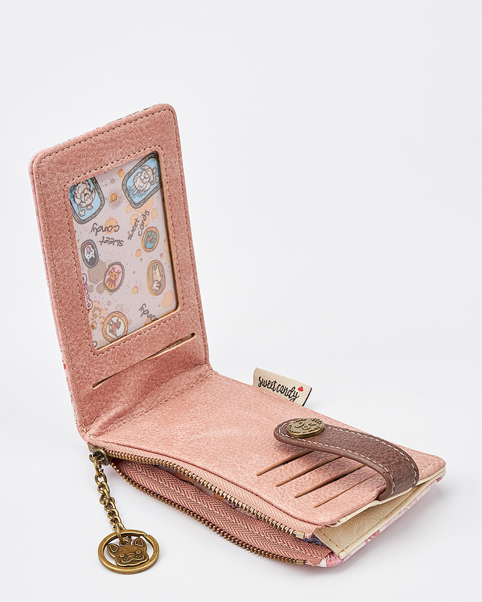 Γυναικείο Πορτοφόλι Sweet Candy με Ρομαντικό Μοτίβο