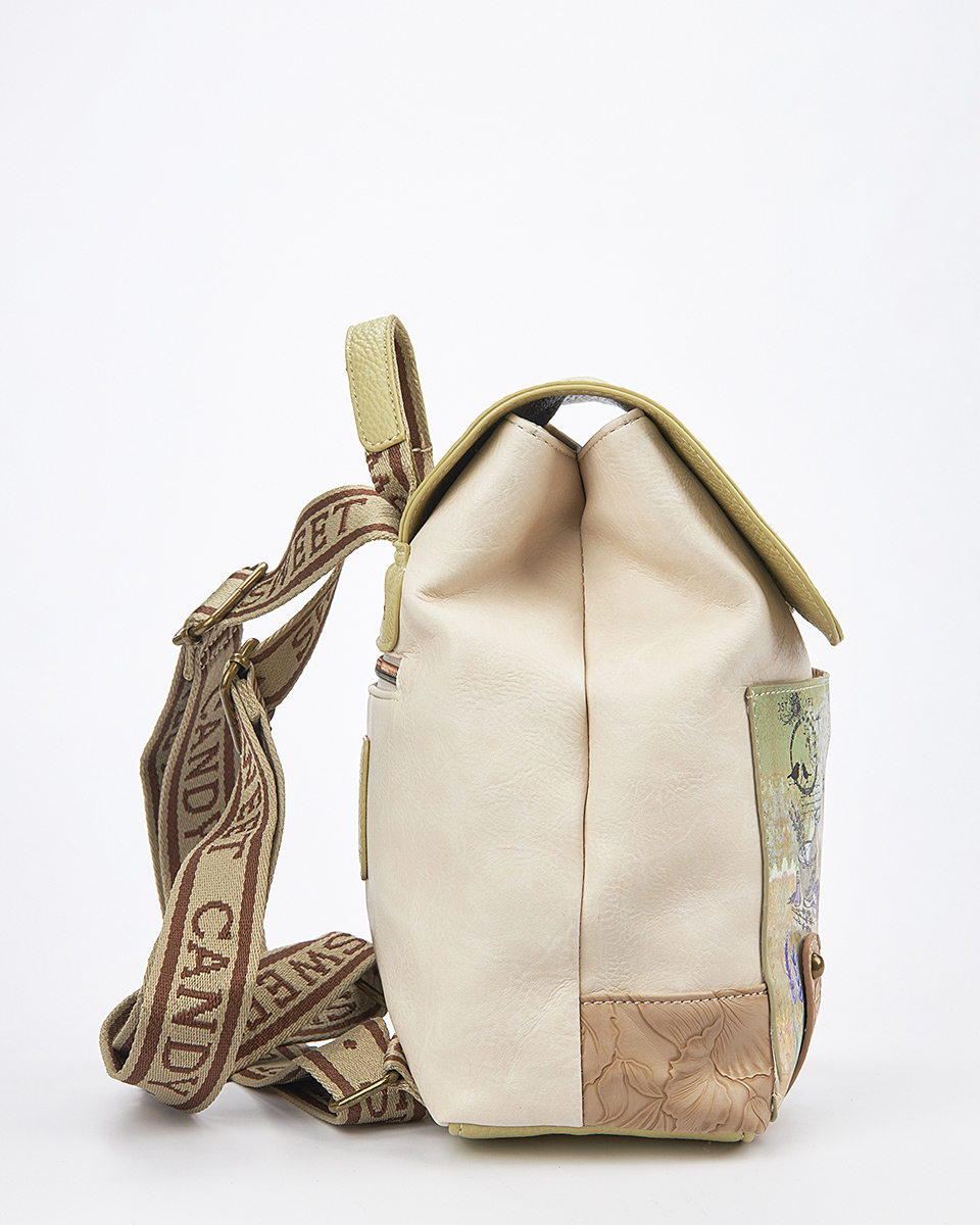 Sweet Candy Γυναικείο Σακίδιο Πλάτης με Ρετρό Κεντήματα – Lavender Walk