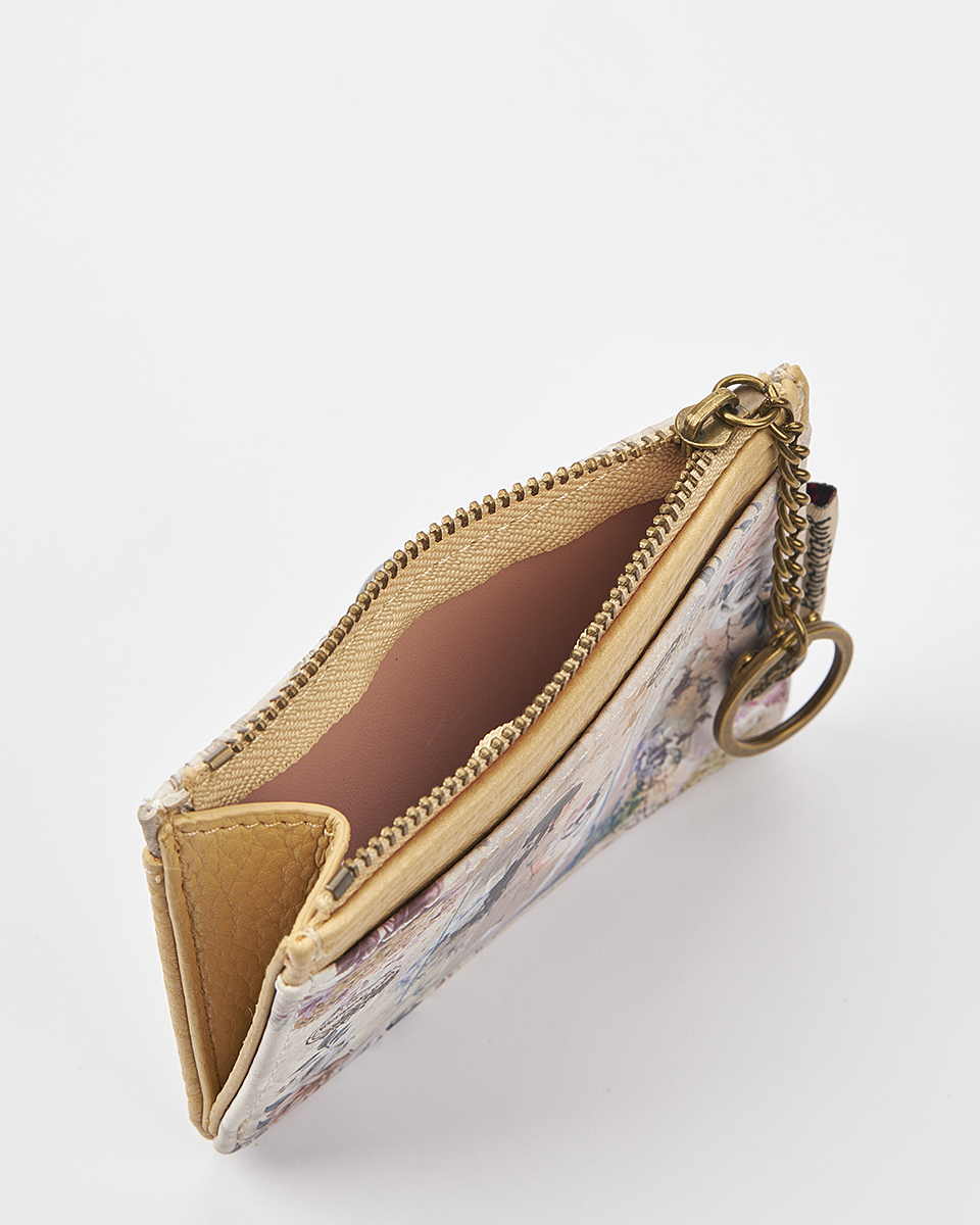 Sweet Candy Γυναικείο Πορτοφόλι με Floral Μπρελόκ και Ρομαντική Αίσθηση – Floral Whisper