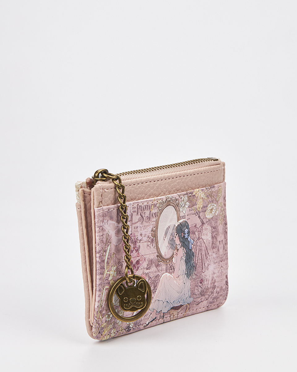 Sweet Candy Γυναικείο Πορτοφόλι με Καθρέφτη και Vintage Διάθεση – Mirror Bloom