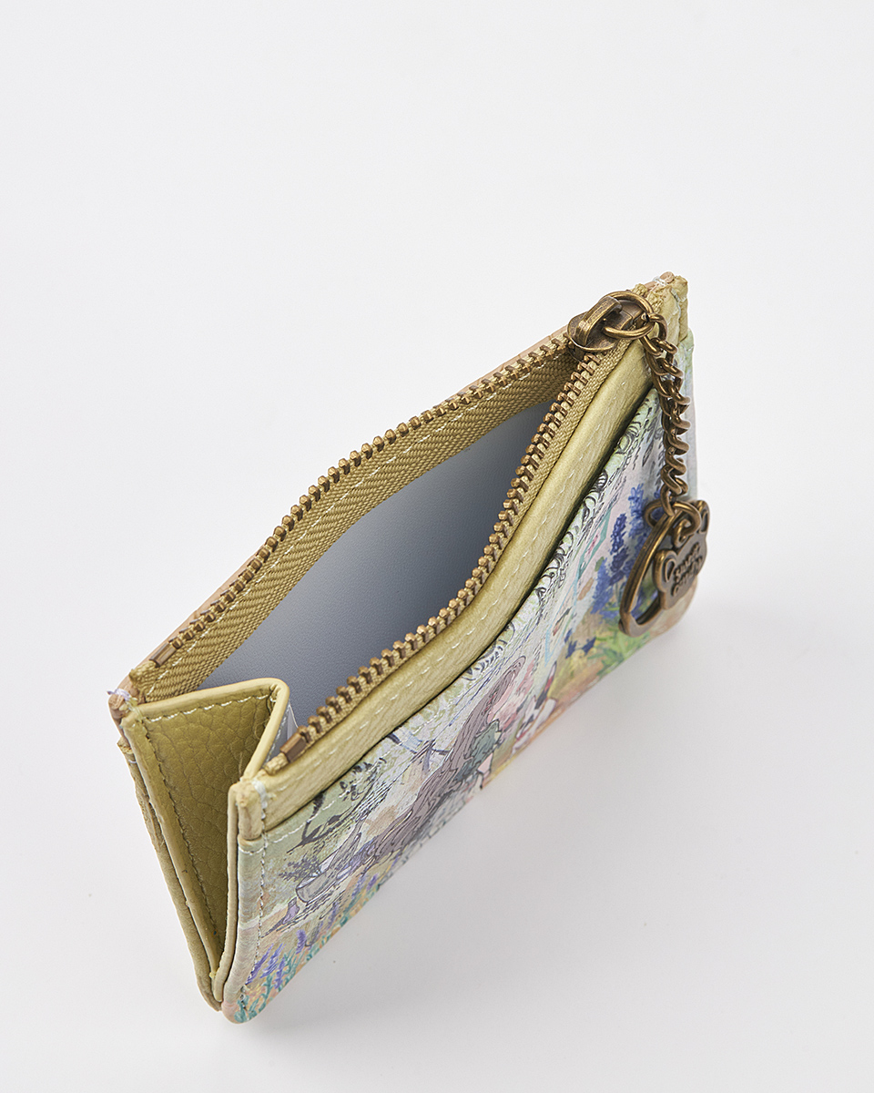 Sweet Candy Γυναικείο Πορτοφόλι με Μοτίβο Λεβάντα και Mini Organizer – Lavender Walk