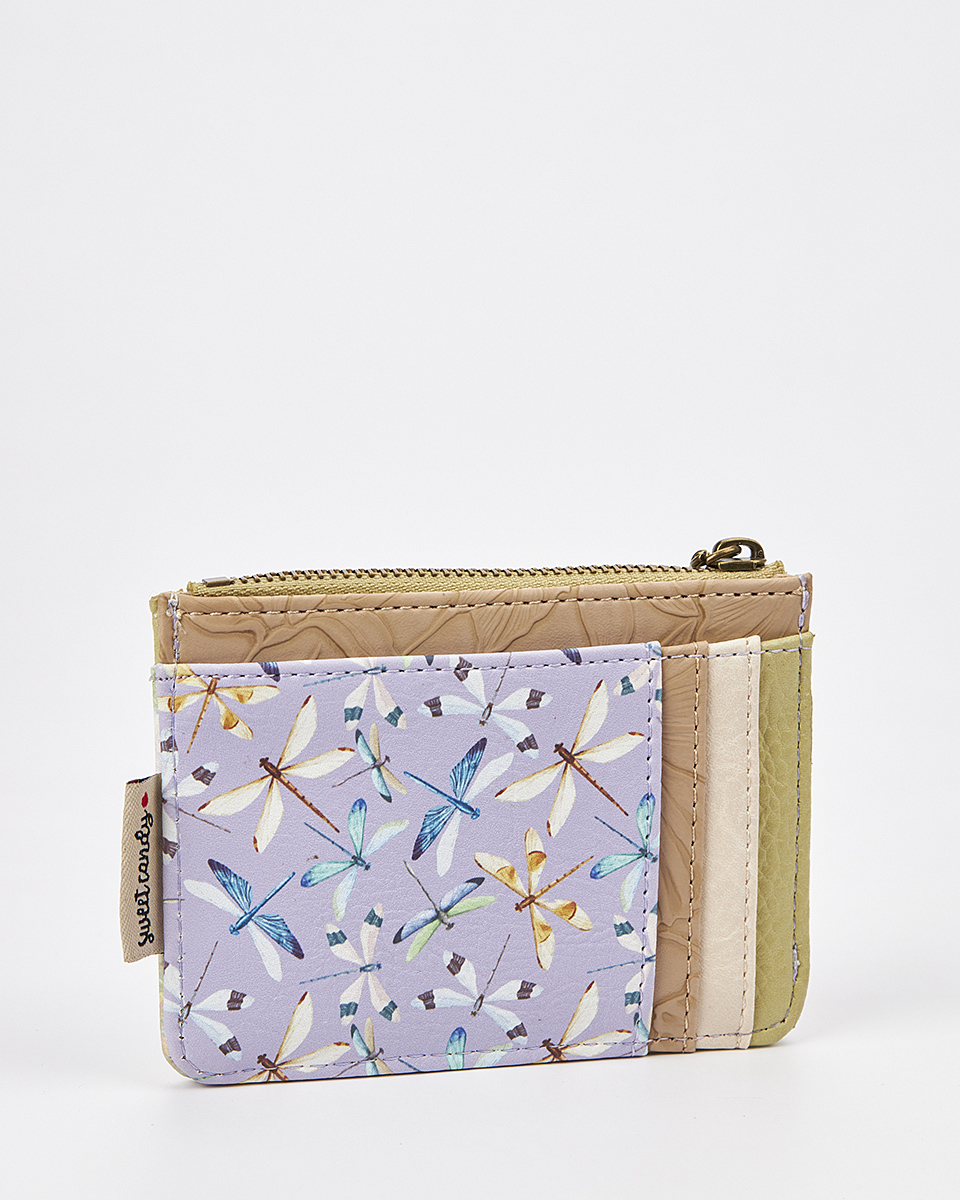 Sweet Candy Γυναικείο Πορτοφόλι με Μοτίβο Λεβάντα και Mini Organizer – Lavender Walk