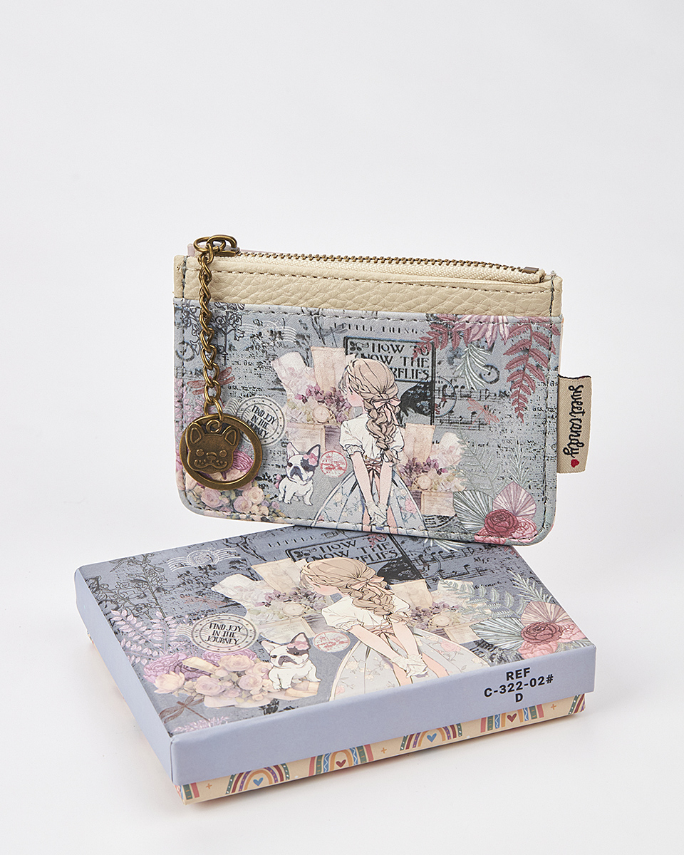 Sweet Candy Γυναικείο Πορτοφόλι με Ανάγλυφο Σχέδιο και Κομψότητα – Vintage Story