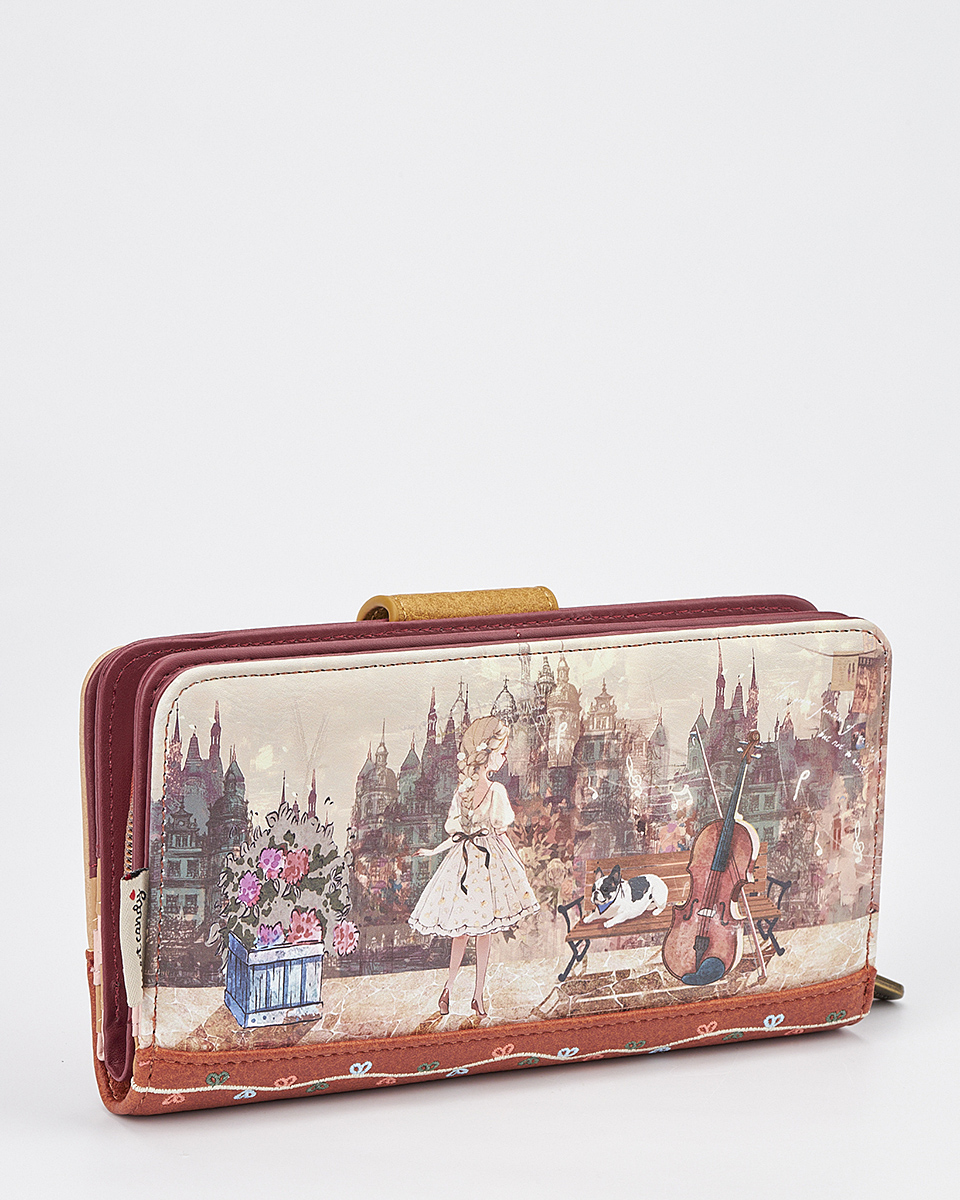 Γυναικείο Πορτοφόλι Sweet Candy με Ρομαντικό Μοτίβο