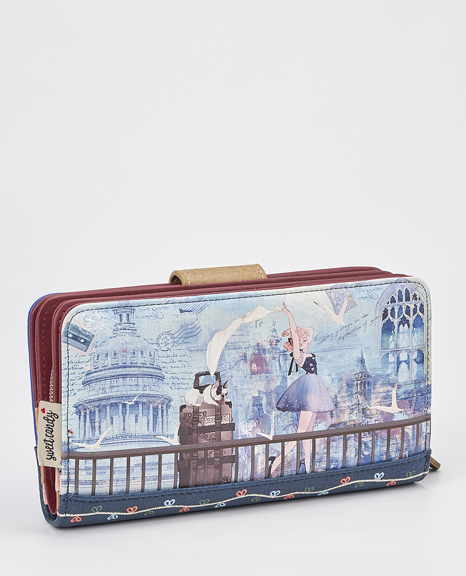 Γυναικείο Πορτοφόλι Sweet Candy με Ρομαντικό Μοτίβο