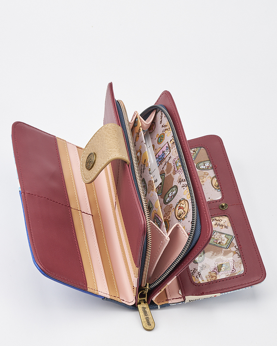 Γυναικείο Πορτοφόλι Sweet Candy με Ρομαντικό Μοτίβο