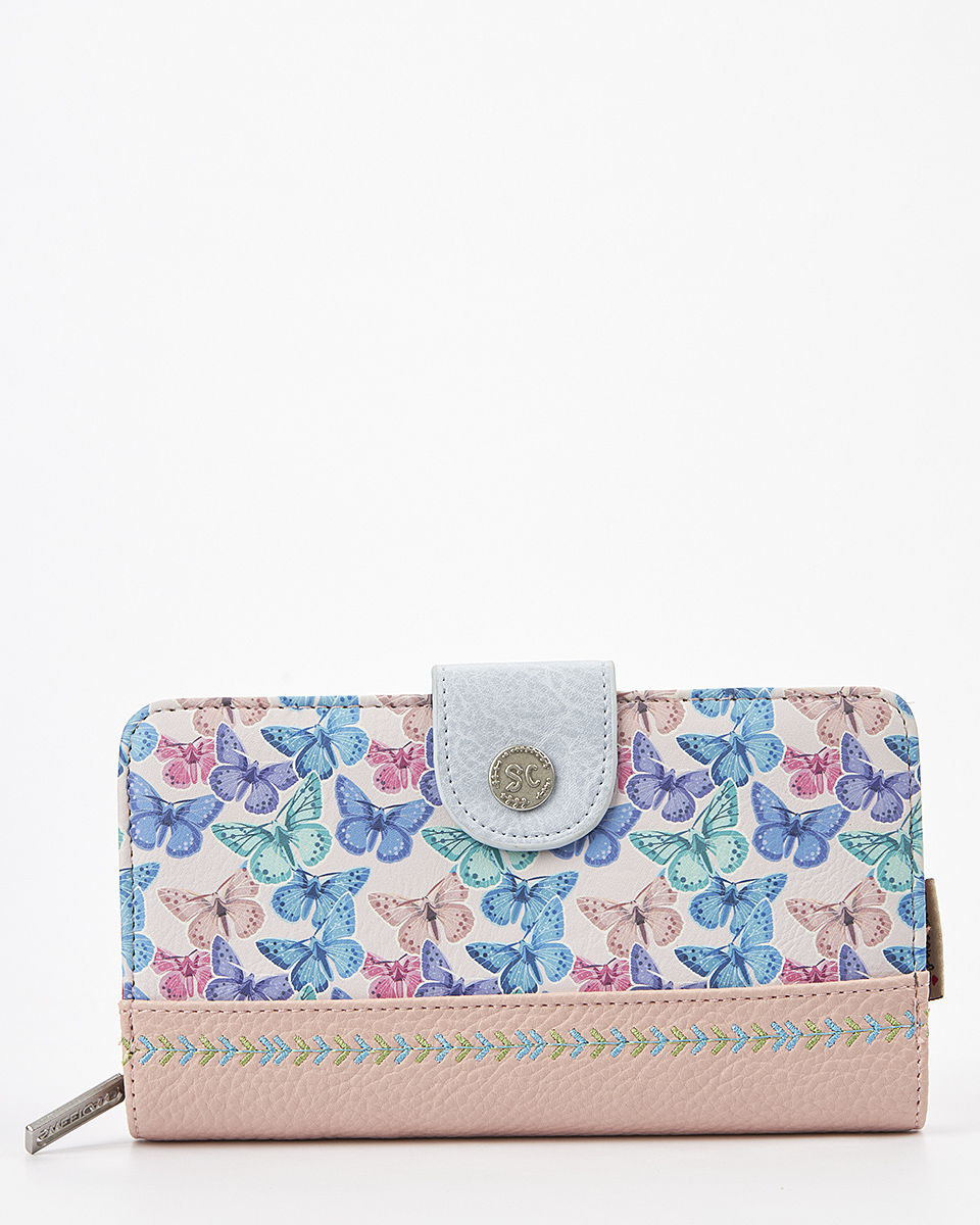 Sweet Candy Γυναικείο Πορτοφόλι με Ρετρό Καθρέφτη και Ρομαντική Υφή – Mirror Bloom Sweet Candy Γυναικείο Πορτοφόλι με Ρετρό Καθρέφτη και Ρομαντική Υφή – Mirror Bloom