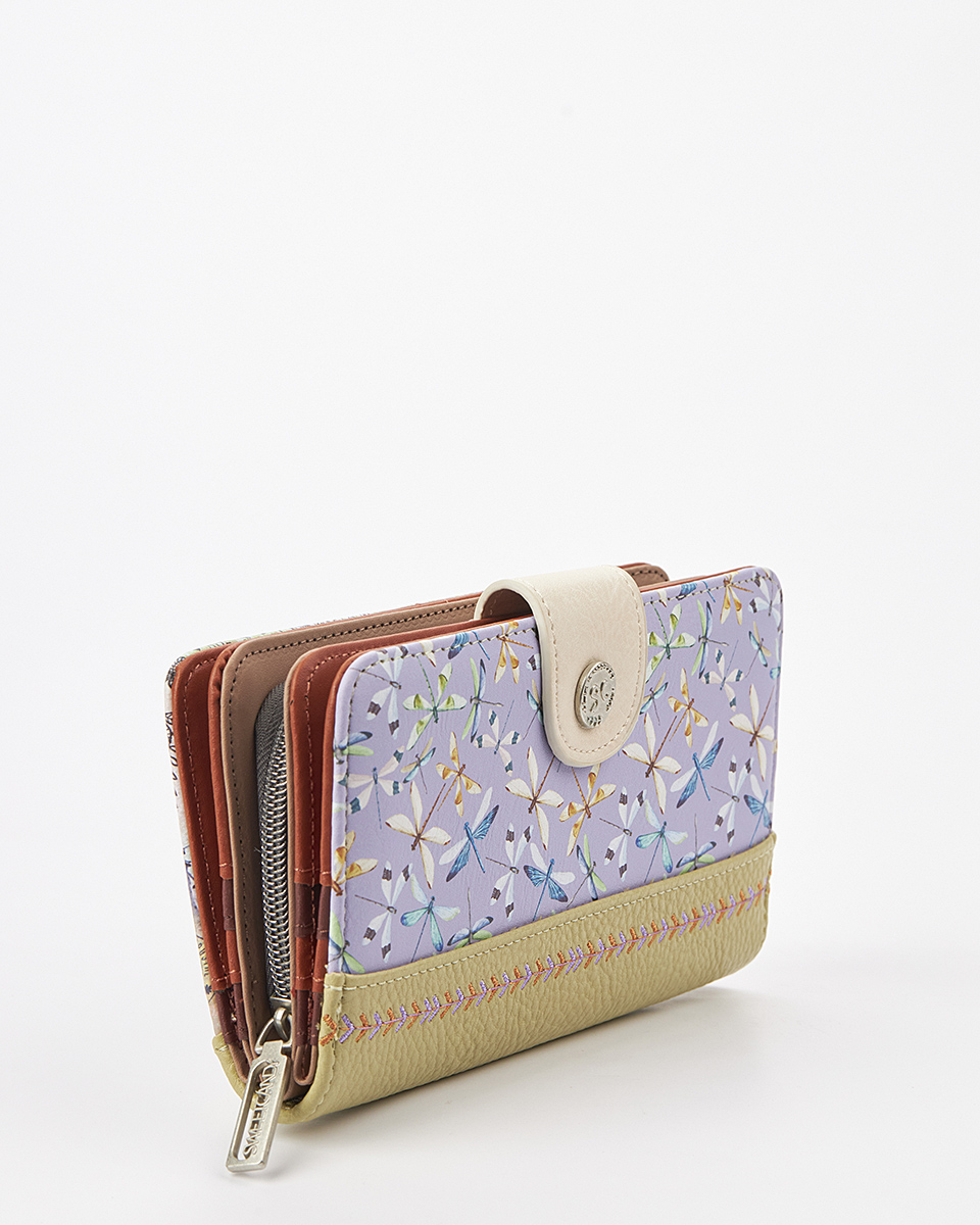 Sweet Candy Γυναικείο Πορτοφόλι με Μοτίβο Λεβάντα και Organizer Design – Lavender Walk Sweet Candy Γυναικείο Πορτοφόλι με Μοτίβο Λεβάντα και Organizer Design – Lavender Walk