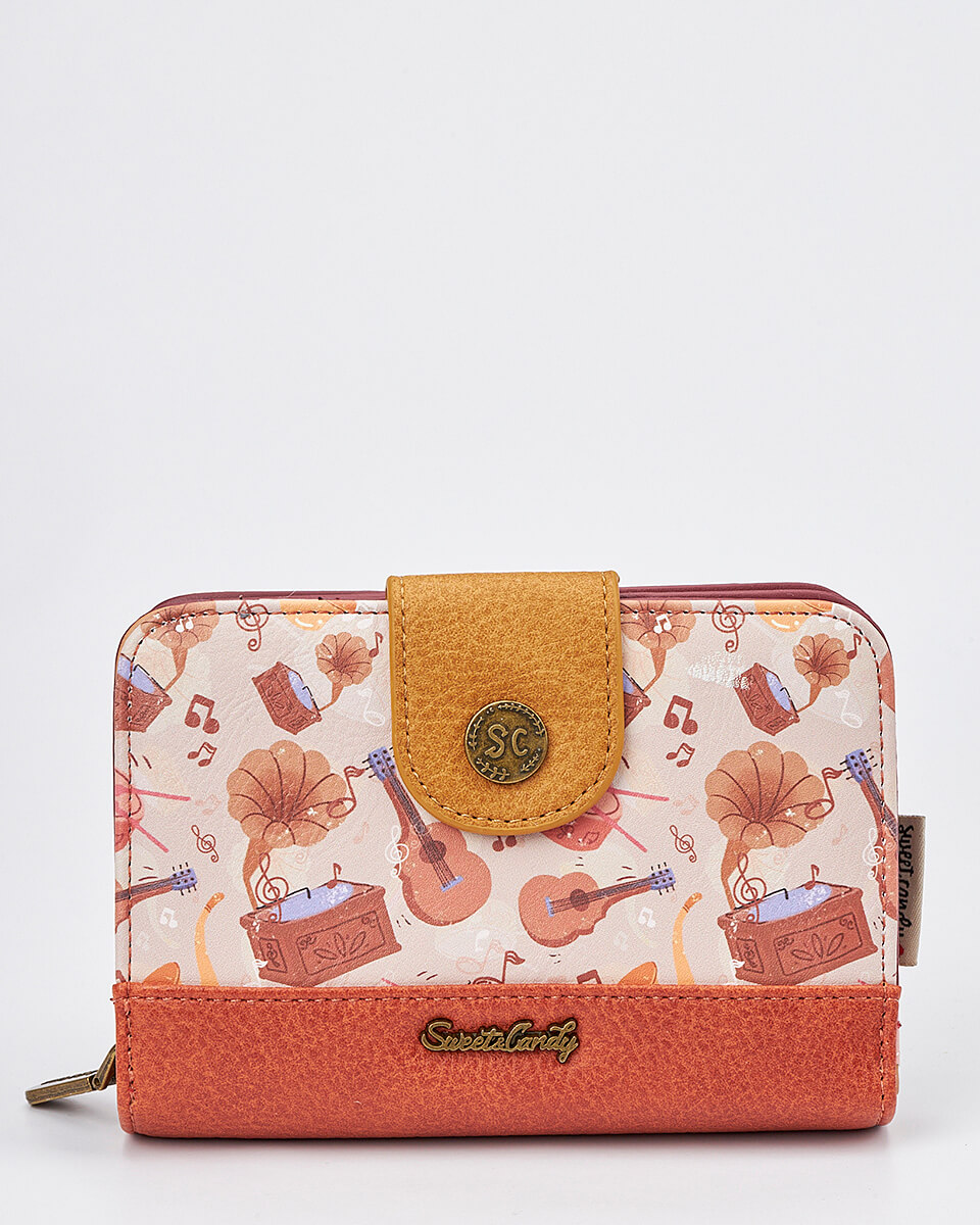 Γυναικείο Πορτοφόλι Sweet Candy με Ρομαντικό Μοτίβο