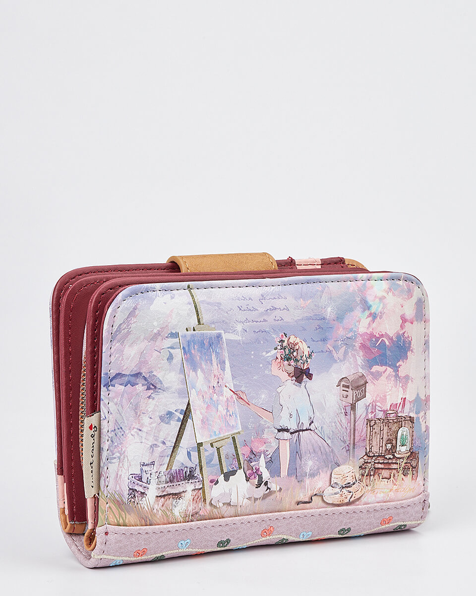 Γυναικείο Πορτοφόλι Sweet Candy με Ρομαντικό Μοτίβο