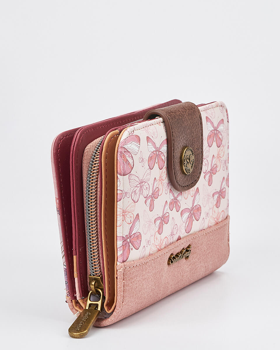 Γυναικείο Πορτοφόλι Sweet Candy με Ρομαντικό Μοτίβο