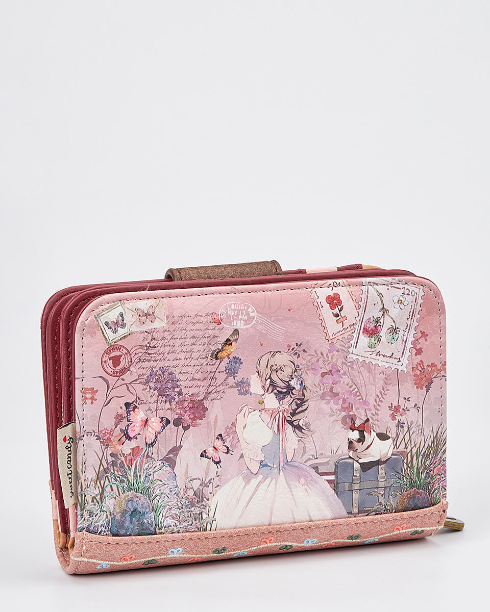 Γυναικείο Πορτοφόλι Sweet Candy με Ρομαντικό Μοτίβο