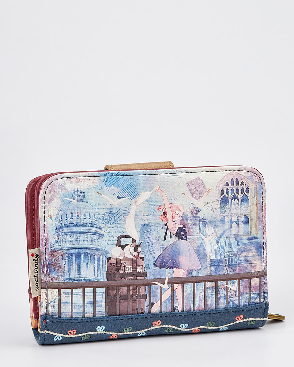 Γυναικείο Πορτοφόλι Sweet Candy με Ρομαντικό Μοτίβο