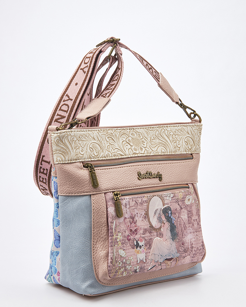 Sweet Candy Γυναικεία Τσάντα Ώμου με Ανάγλυφη Λεπτομέρεια – Mirror Bloom Sweet Candy Γυναικεία Τσάντα Ώμου με Ανάγλυφη Λεπτομέρεια – Mirror Bloom