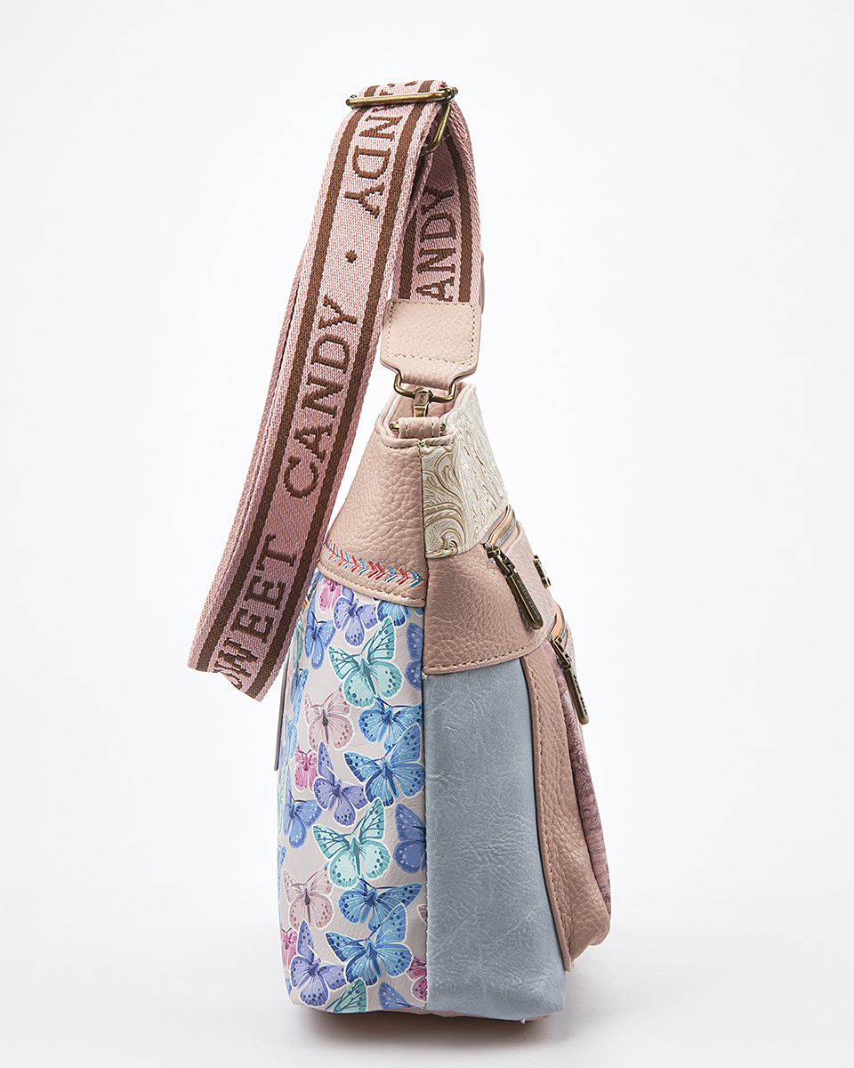 Sweet Candy Γυναικεία Τσάντα Ώμου με Ανάγλυφη Λεπτομέρεια – Mirror Bloom Sweet Candy Γυναικεία Τσάντα Ώμου με Ανάγλυφη Λεπτομέρεια – Mirror Bloom